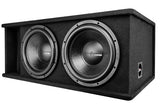 Dual 12" Loaded Subwoofer Ported Enclosure With ZR12.2 1600 Watts Rms