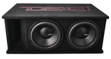 Dual 12" Loaded Subwoofer Ported Enclosure With ZR12.2 1600 Watts Rms