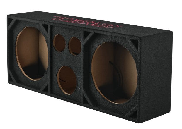 Dual 12” + Dual 4” Tweeter + 2” Driver Ported Voceteo Empty Enclosure | Speakon-Ready