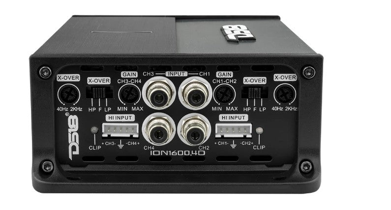 ION Compact Full Range Class D 4-Channel Amplifier 4 x 240 Watts RMS @ 4-ohm