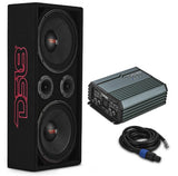 Loaded Voceteo Enclosure with Dual 10" Mids, Dual 3.78" Tweeters, Amplifier & Speakon Cable