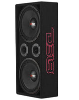 Loaded Voceteo Enclosure with Dual 10" Mids, Dual 3.78" Tweeters, Amplifier & Speakon Cable