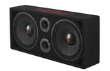 Loaded Voceteo Enclosure with Dual 10" Mids, Dual 3.78" Tweeters, Amplifier & Speakon Cable