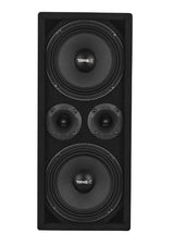 Loaded Voceteo Enclosure with Dual 8" Speakers, Dual 3.78" Tweeters, Amplifier & Speakon Cable