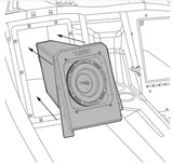 Polaris Slingshot Loaded 10" 850W RMS Rear Sealed Subwoofer Enclosure 2015+