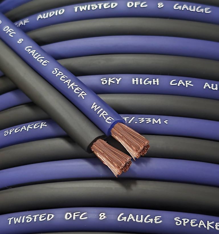 Sky High Car Audio 8 Gauge OFC Speaker Wire
