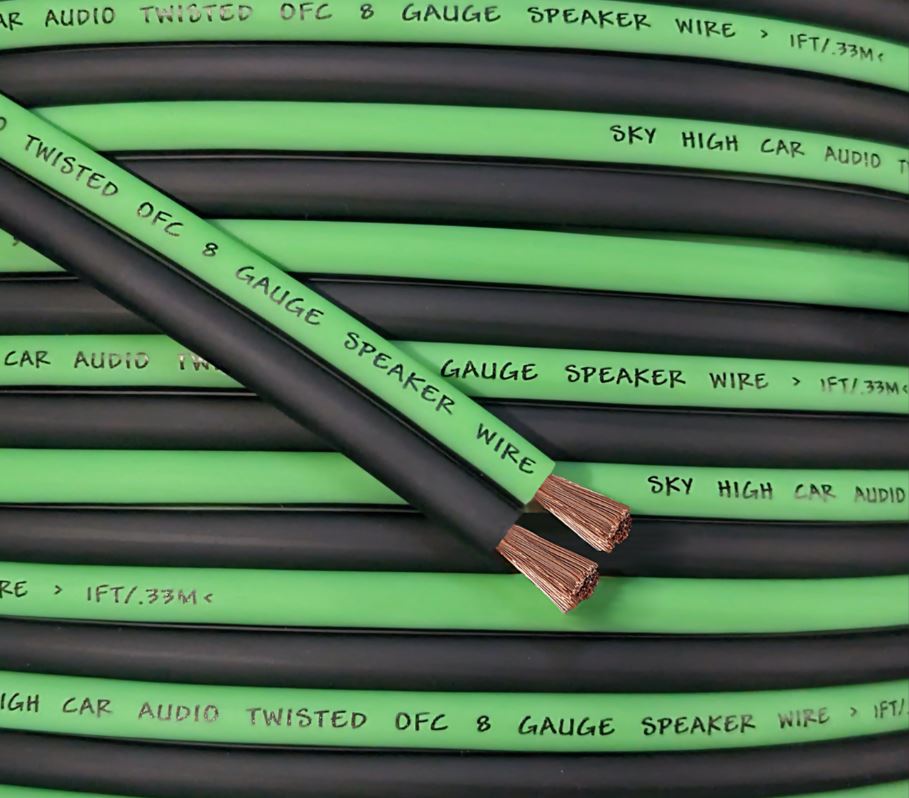 Sky High Car Audio 8 Gauge OFC Speaker Wire
