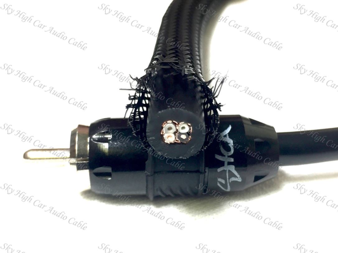 Sky High Car Audio Premium 2-Channel RCA Cables