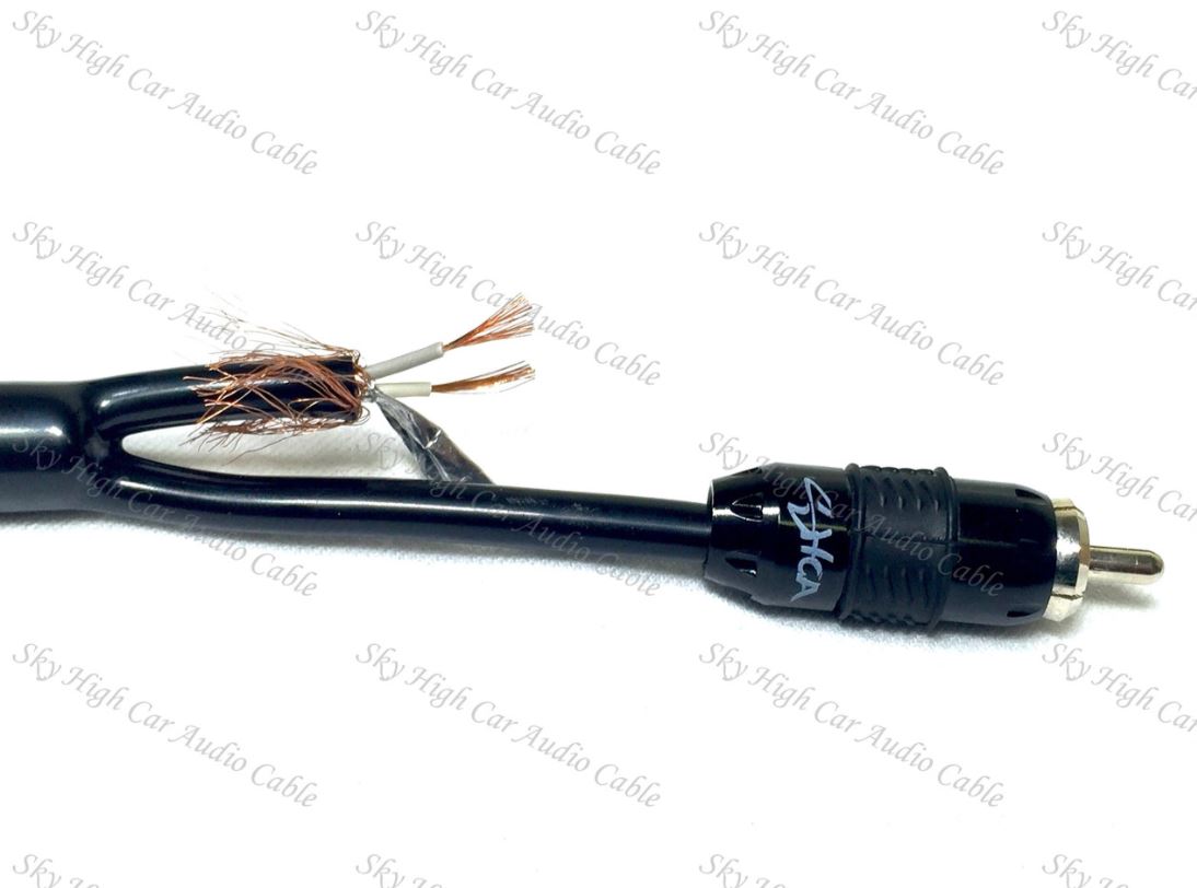 Sky High Car Audio Premium 2-Channel RCA Cables