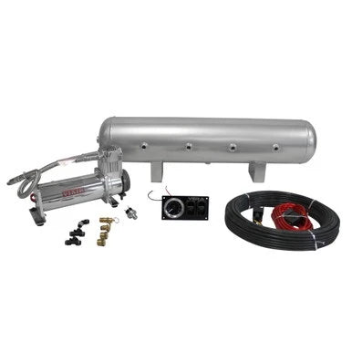 VERA Essential VA-MM01 manual air management kit with paddle switches, pressure gauge, steel tank and VIAIR compressor