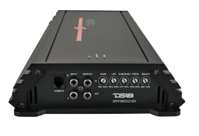 ZR 1-Channel Class D Amplifier 1500 Watts Rms @ 1-Ohm