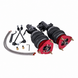Air Lift Front air strut kit with example mounting hardware — example only; components vary by selected vehicle and kit