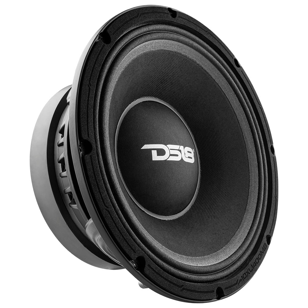 DS18 XL 10-inch mid-bass speaker angled view