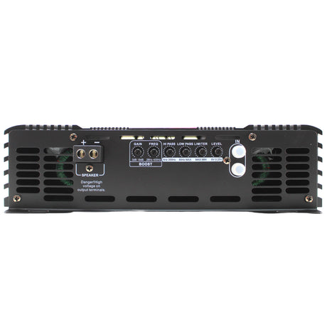 Marts Digital MP-5000-2 speaker terminals and audio controls