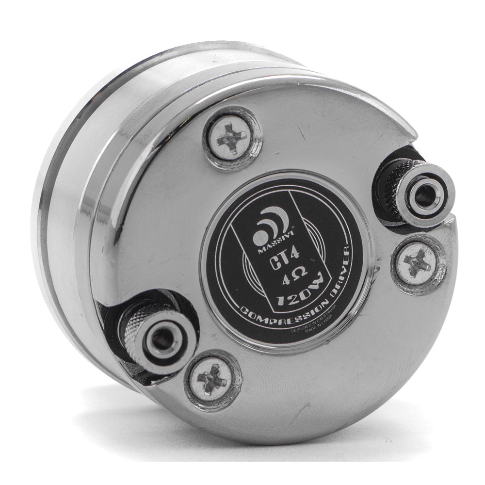 Massive Audio CT4 titanium super bullet tweeter, rear view