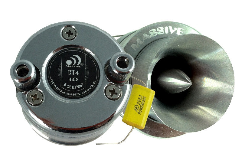 Massive Audio CT4 titanium super bullet tweeter, alternate product views