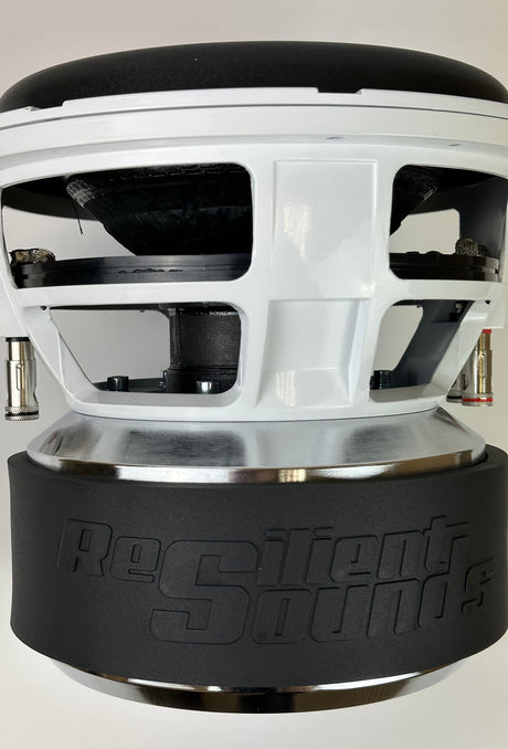 Resilient Sounds Gold 10 V2 motor boot and cast frame close-up
