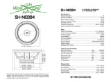 Sky High Car Audio SH-NEO84 8-inch neodymium midrange speaker, product view 5