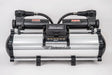 Universal Air billet modular air tank with black end caps and silver tube