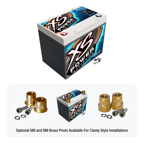XS Power D2400 with optional 580 and 586 brass post adaptors, sold separately