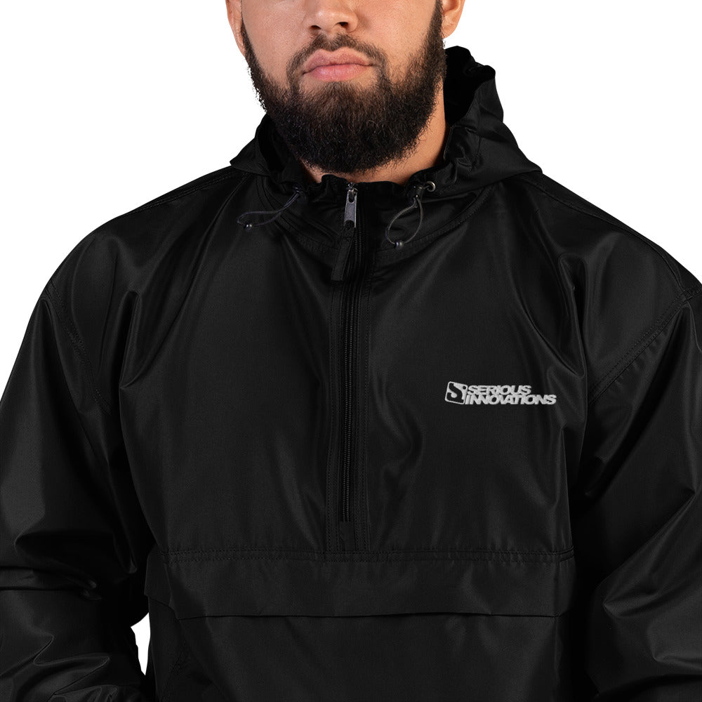 Embroidered Packable Jacket