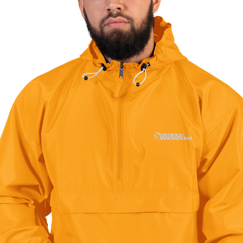 Embroidered Packable Jacket