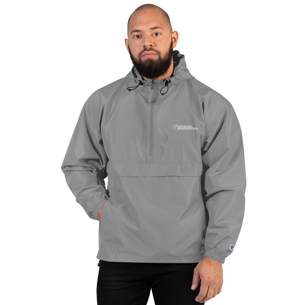 Embroidered Packable Jacket