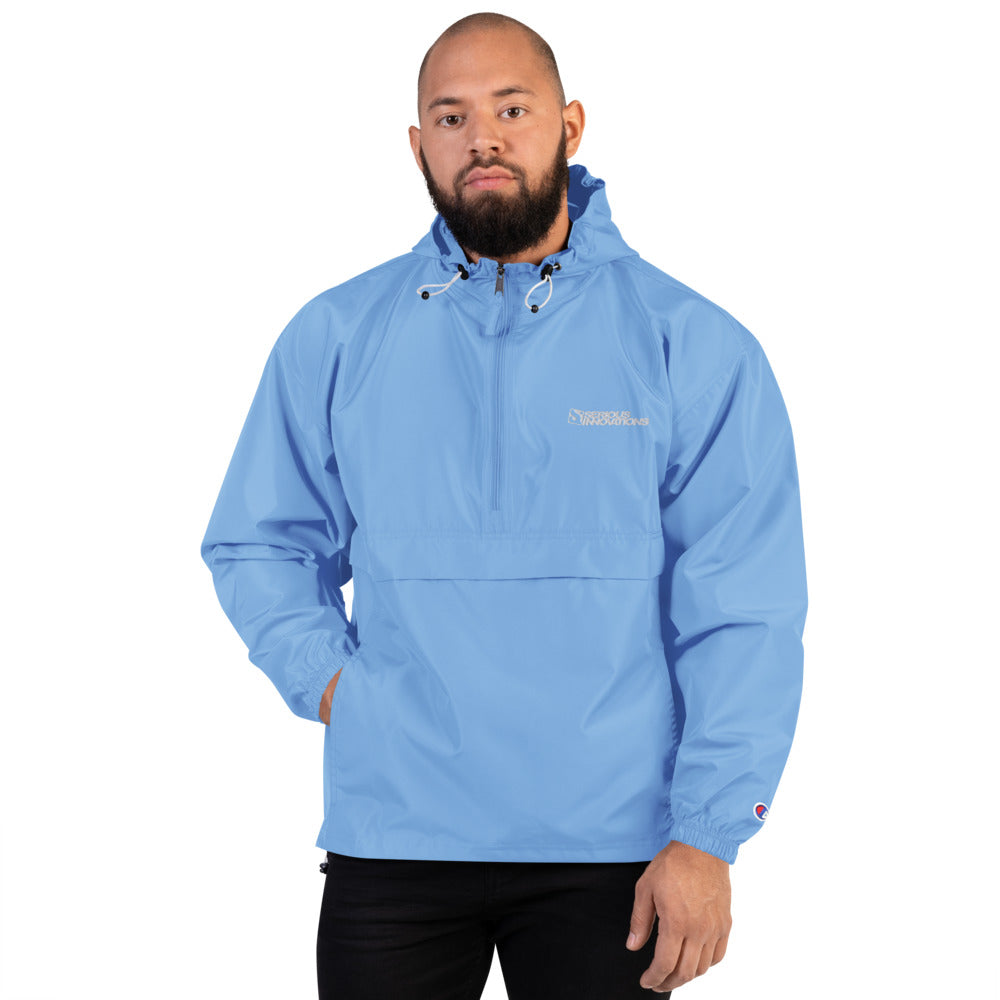 Embroidered Packable Jacket