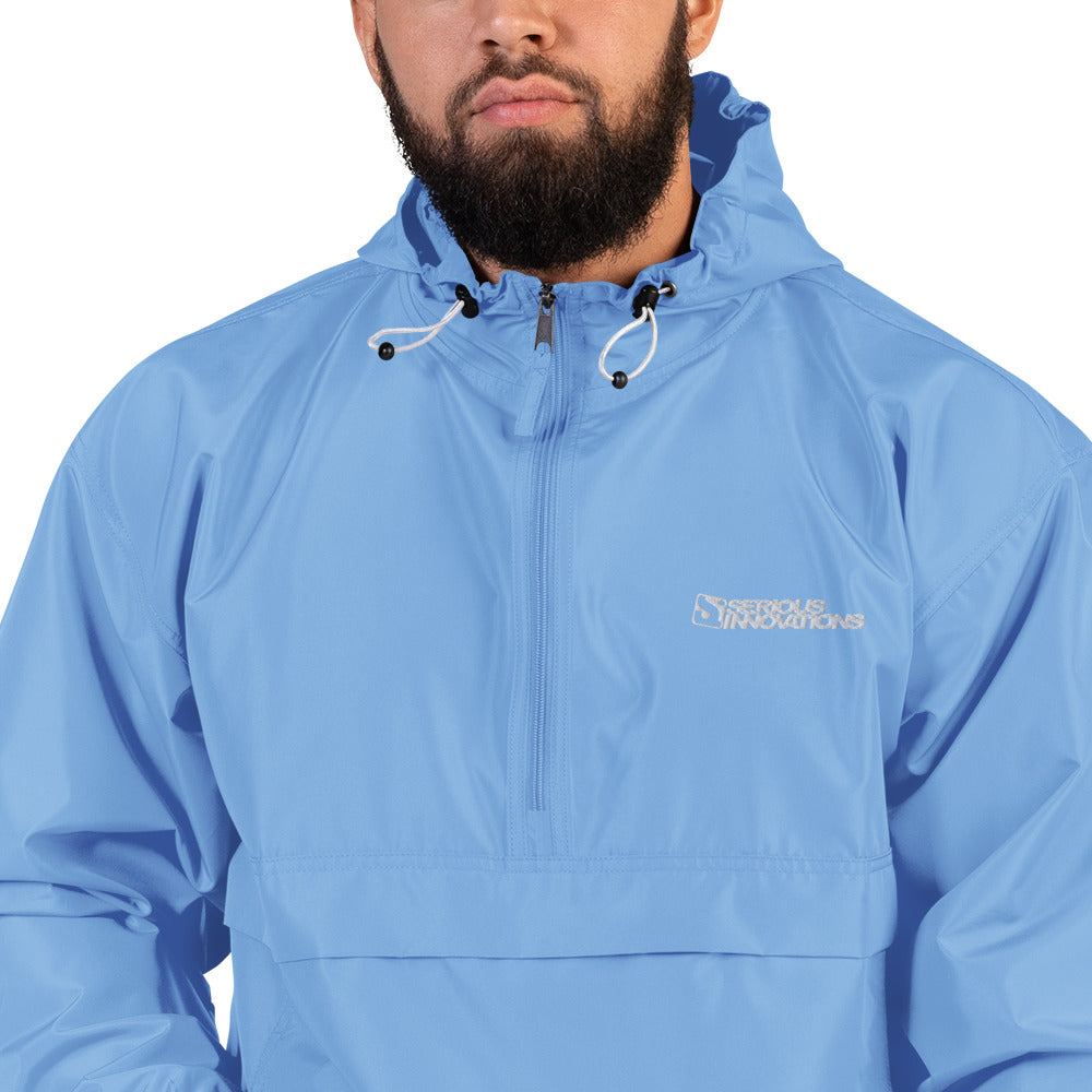 Embroidered Packable Jacket