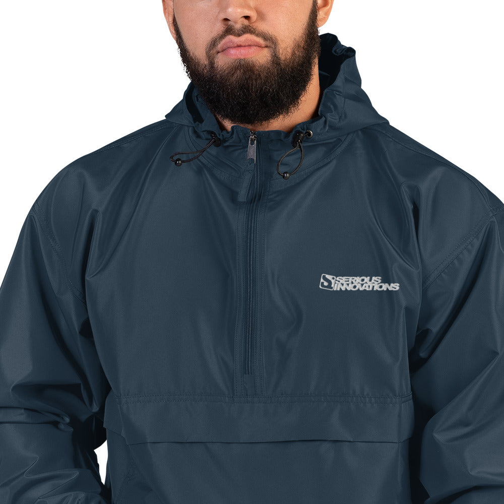 Embroidered Packable Jacket