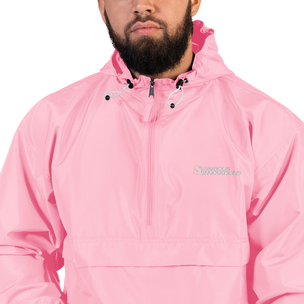 Embroidered Packable Jacket