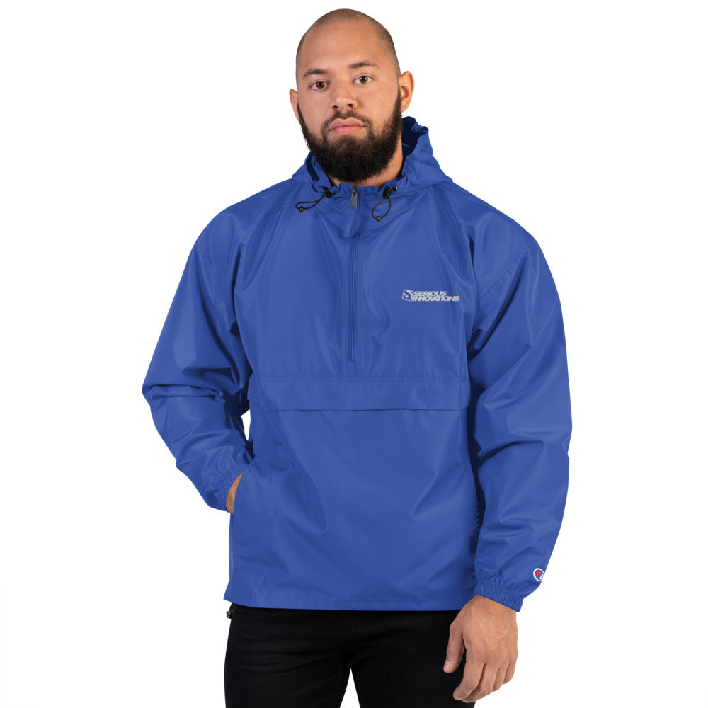 Embroidered Packable Jacket
