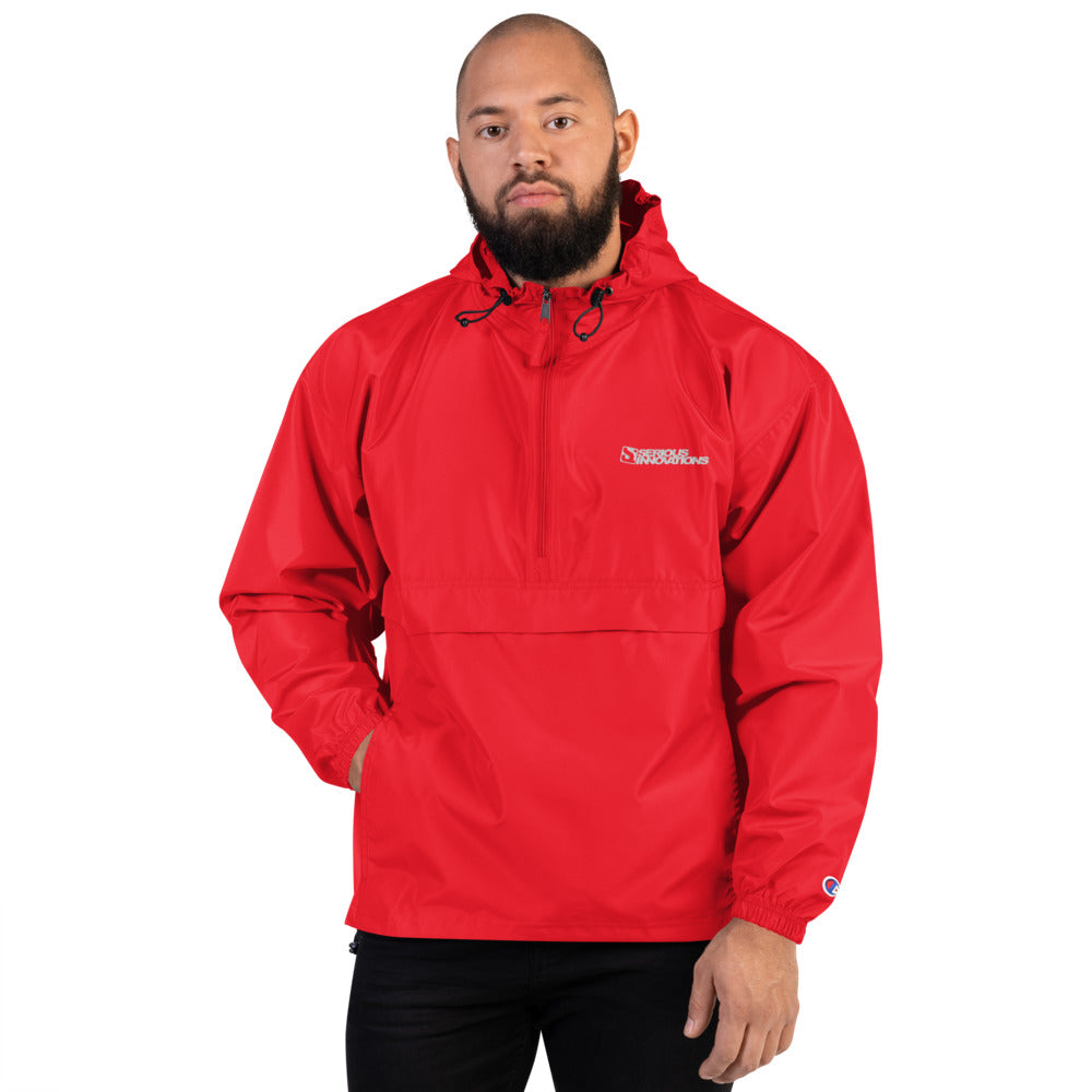 Embroidered Packable Jacket