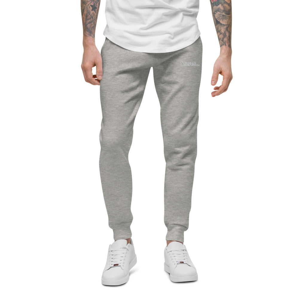 Embroidered logo fleece sweatpants