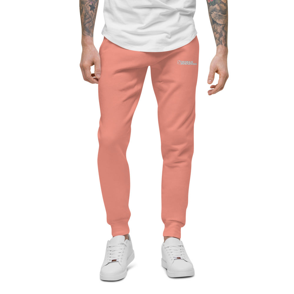 Embroidered logo fleece sweatpants