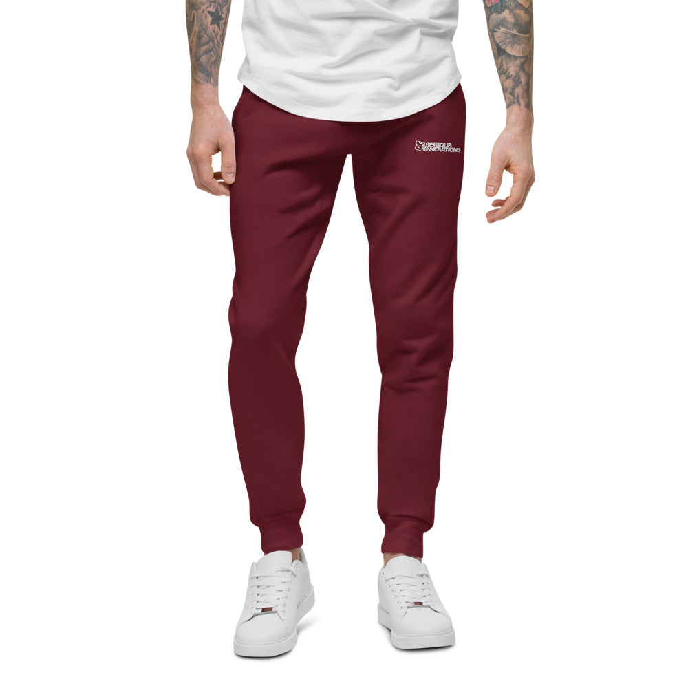 Embroidered logo fleece sweatpants