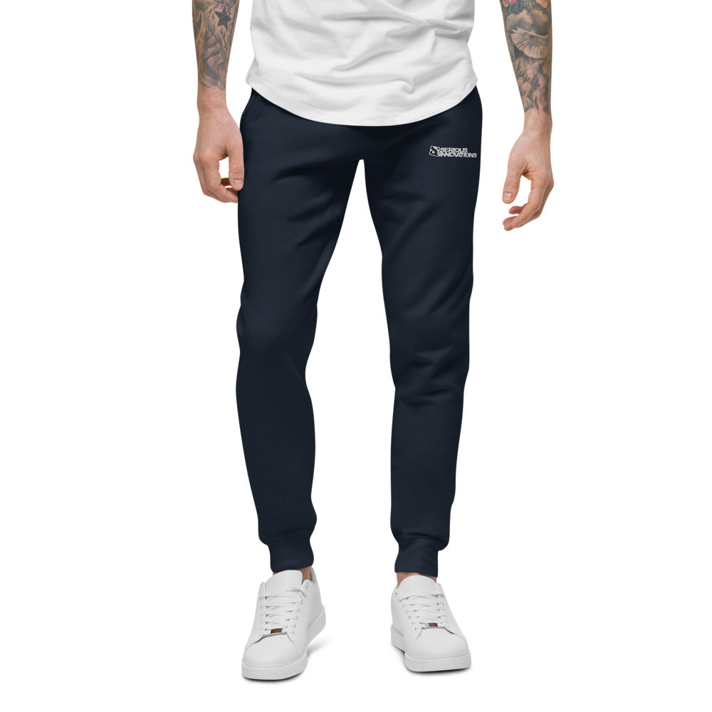Embroidered logo fleece sweatpants
